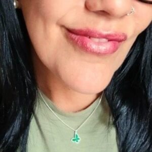 Colar Borboleta Verde